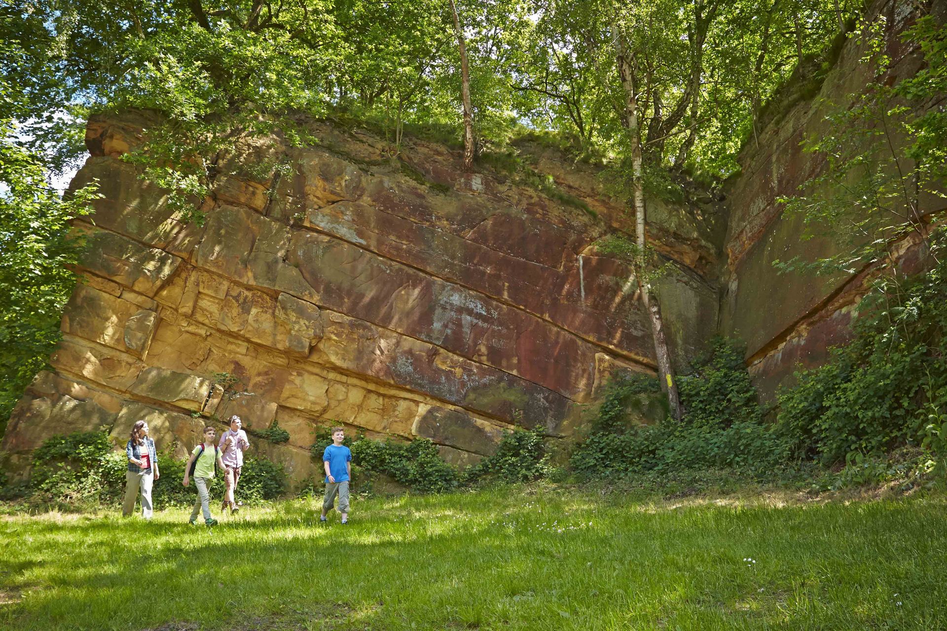 De canyon bij Bad Bentheim